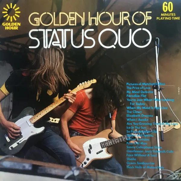 Status Quo - Golden Hour Of Status Quo Vinyl LP (LP Record, Compilation, Embossed) - NM/VG+ - Classical33.co.uk