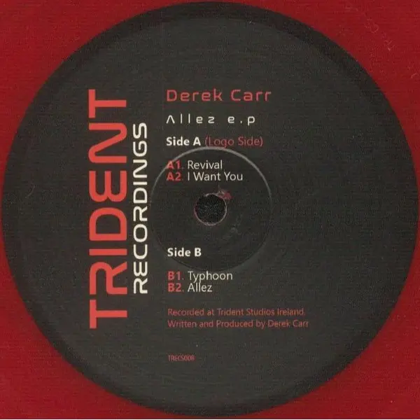Derek Carr - Allez E.P - All City Records