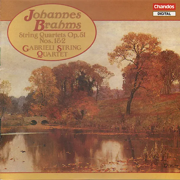 Johannes Brahms / The Gabrieli String Quartet - String Quartets Op. 51 Nos. 1and2 (CD, Album) - NM/NM - Classical33.co.uk