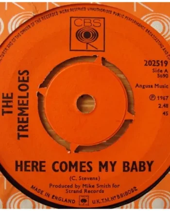 The Tremeloes - Here Comes My Baby 7 Inch Vinyl Single (7 Inch Vinyl Record) - VG+/VG+ - Classical33.co.uk