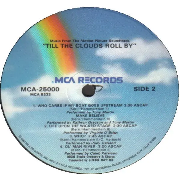 Till The Clouds Roll By (Music From The Motion Picture Soundtrack) Vinyl LP (LP Record, Album) - M/NM - Classical33.co.uk