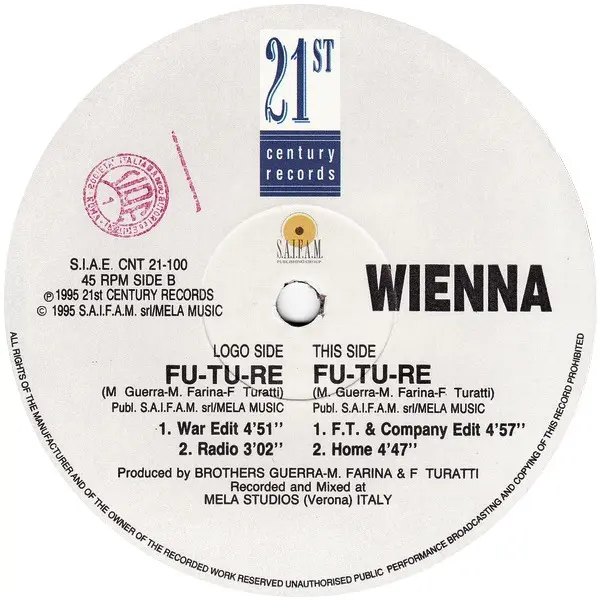 Wienna - Fu-Tu-Re - All City Records