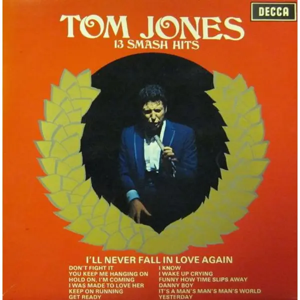 Tom Jones - 13 Smash Hits Vinyl LP Album (LP Record) Mono - VG+/VG+ - Classical33.co.uk