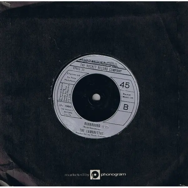The Lambrettas - Poison Ivy 7 Inch Vinyl Single (7 Inch Record) - VG+/VG+ - Classical33.co.uk