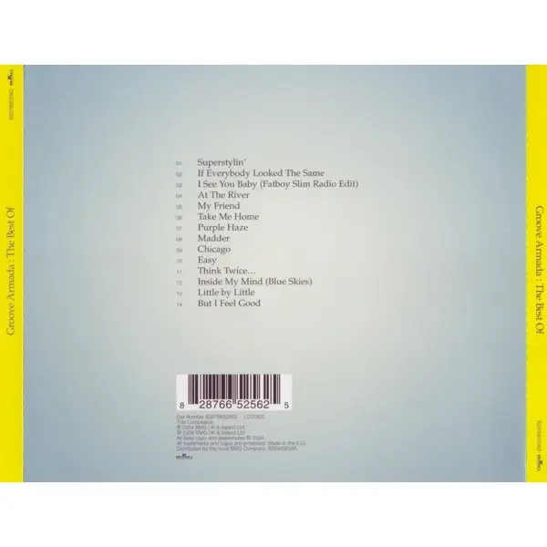 Groove Armada - The Best Of (CD, Compilation) - NM/NM - Classical33.co.uk