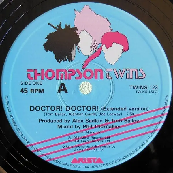 Thompson Twins - Doctor! Doctor! 12 Inch Vinyl Single (12 Inch Record) - NM/VG+ - Classical33.co.uk