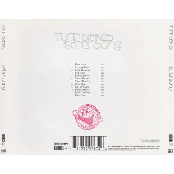 Turin Brakes - Ether Song (CD, Album) - NM/NM - Classical33.co.uk