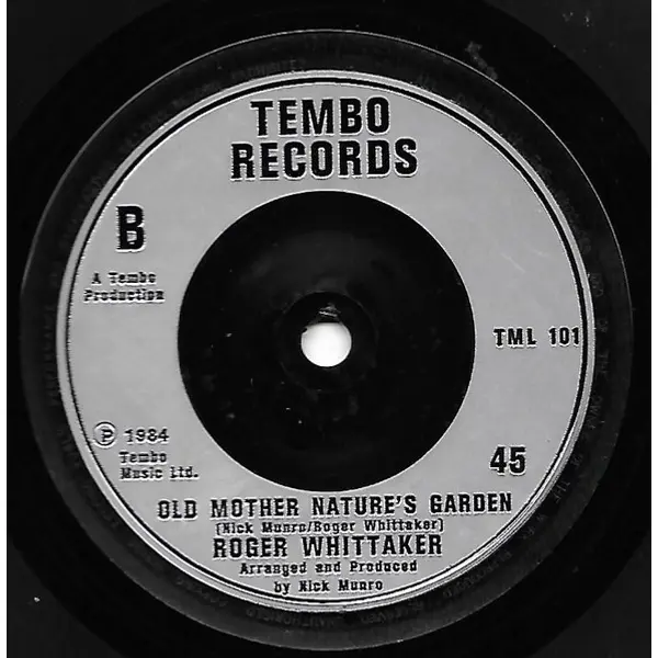 Roger Whittaker - Bitter and Sweet (I Will Follow You) 7 Inch Vinyl Single (7 Inch Record) - NM/NM - Classical33.co.uk