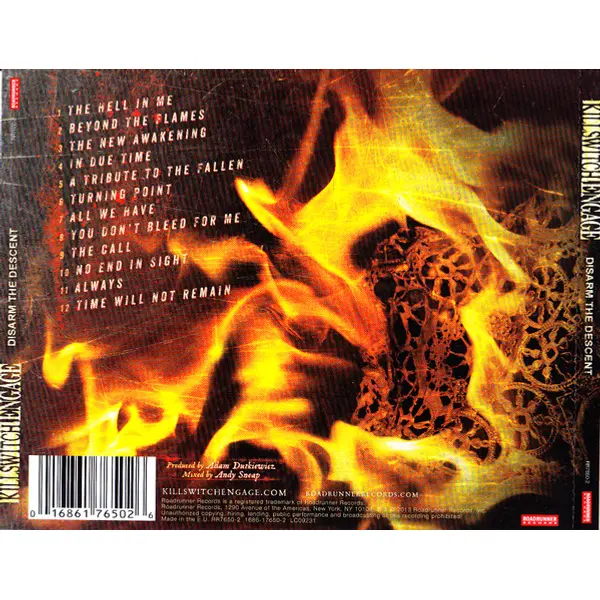 Killswitch Engage - Disarm The Descent (CD, Album) - NM/NM - Classical33.co.uk