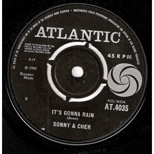 Sonny and Cher - I Got You Babe 7 Inch Vinyl Single (7 Inch Record) (Jukebox Record) - VG+/Generic - Classical33.co.uk