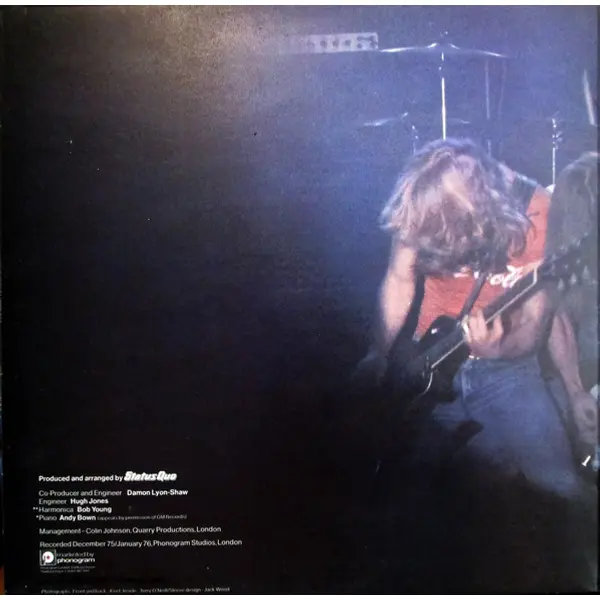 Status Quo - Blue For You Vinyl LP Album (LP Record) Gatefold - NM/VG+ - Classical33.co.uk