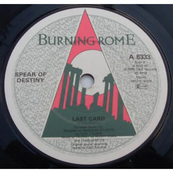 Spear Of Destiny - All My Love (Ask Nothing) 7 Inch Vinyl Single (7 Inch Record) (45 Record) - VG/VG+ - Classical33.co.uk