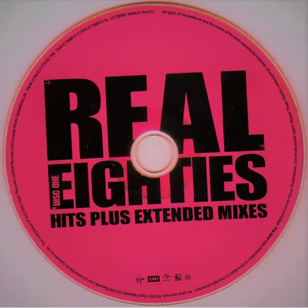 Real Eighties - Hits Plus Extended Mixes (Box + 3xCD, Compilation) - NM/NM - Classical33.co.uk