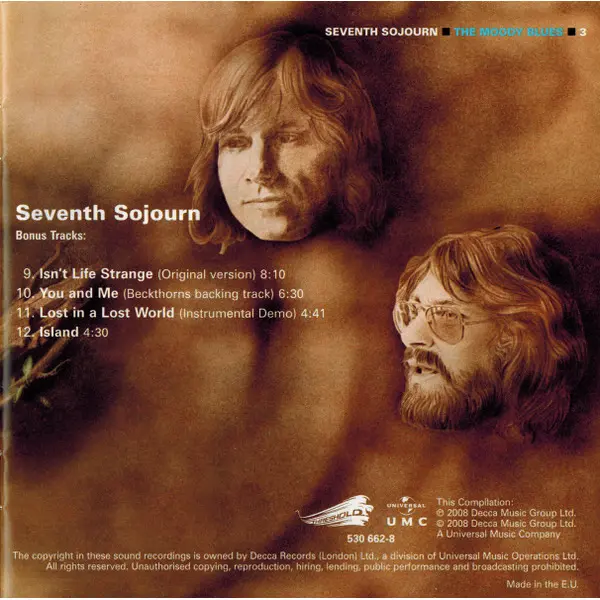 The Moody Blues - Seventh Sojourn (CD, Album) - NM/NM - Classical33.co.uk