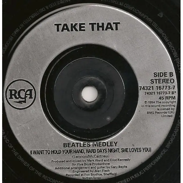 Take That - Everything Changes 7 Inch Vinyl Single (7 Inch Record) - NM/VG+ - Classical33.co.uk