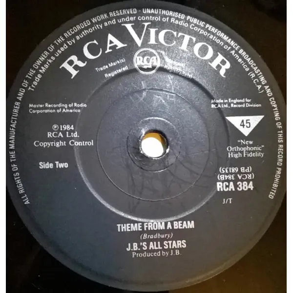 JB's Allstars - Backfield In Motion 7 Inch Vinyl Single (7 Inch Record) - NM/NM - Classical33.co.uk