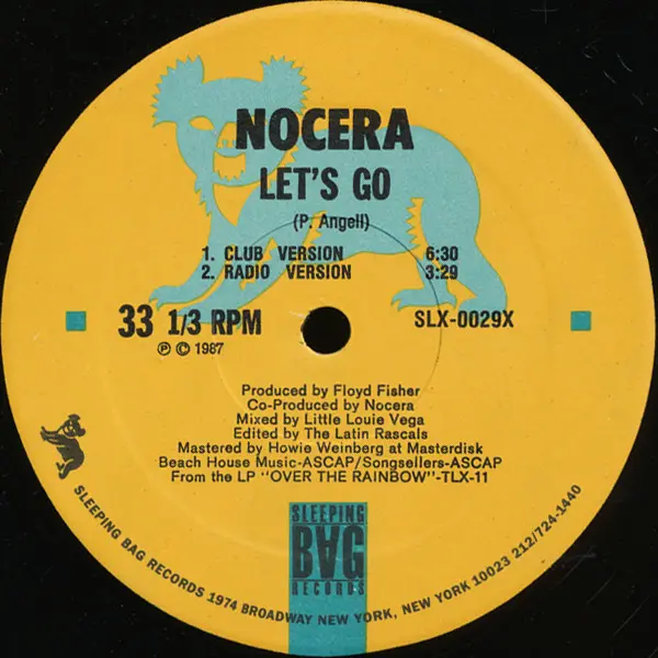 Nocera - Let's Go 12 Inch Vinyl Single (12 Inch Record) Signed Front Cover - NM/VG+ - Classical33.co.uk