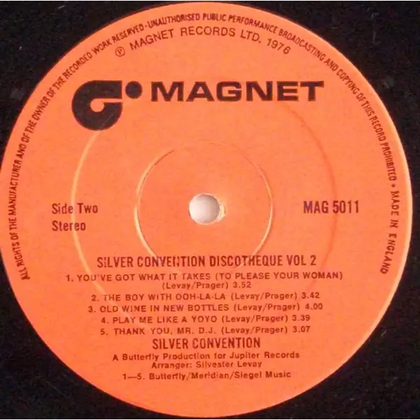 Silver Convention - Discotheque Volume 2 (LP, Album, Unc) - NM/VG+ - Classical33.co.uk
