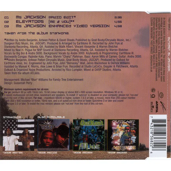 OutKast - Ms Jackson (CD, Single) - NM/NM - Classical33.co.uk