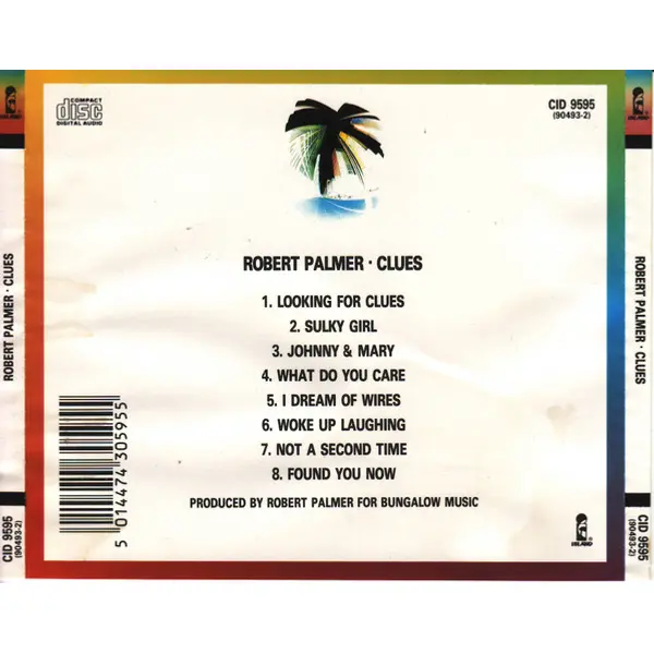 Robert Palmer - Clues (CD, Album) - NM/NM - Classical33.co.uk