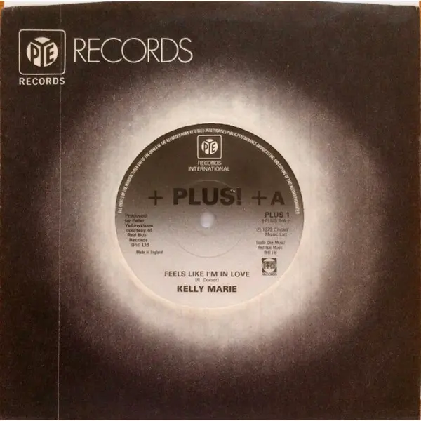Kelly Marie - Feels Like I'm In Love 7 Inch Vinyl Single (7 Inch Record) - NM/Generic - Classical33.co.uk