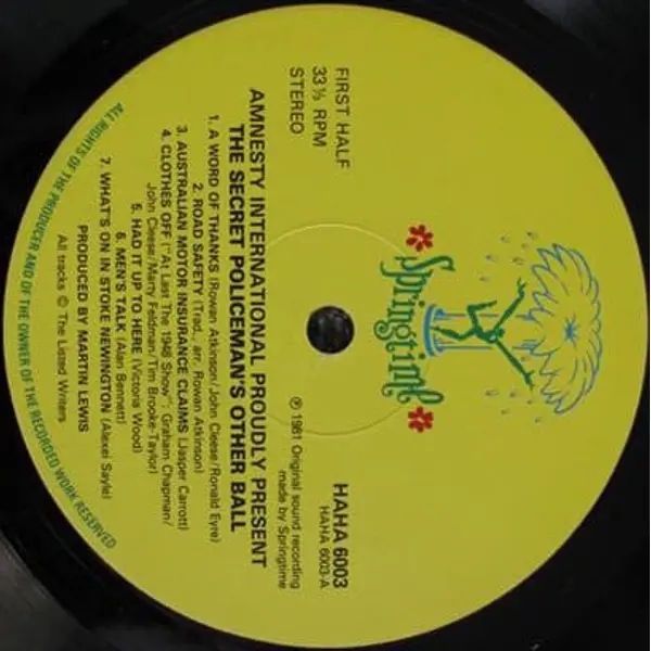The Secret Policeman's Other Ball Vinyl LP (LP Record, Album) - NM/VG+ - Classical33.co.uk