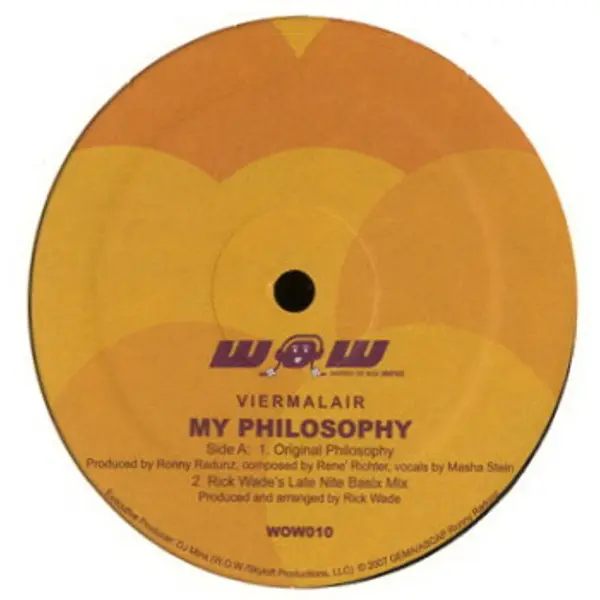 Viermalair - My Philosophy - All City Records