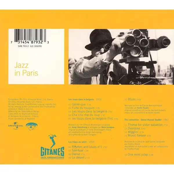 Jazz and Cinéma Vol. 3 (CD, Compilation) - VG+/VG+ - Classical33.co.uk