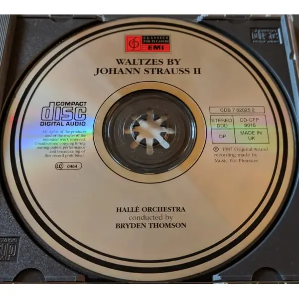 Strauss ; Hallé Orchestra, Bryden Thomson - Waltzes (CD, Album) - NM/VG+ - Classical33.co.uk