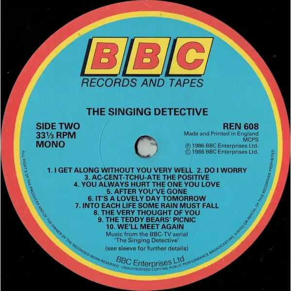 The Singing Detective Vinyl LP (LP Record, Album, Compilation, Mono) - M/VG+ - Classical33.co.uk
