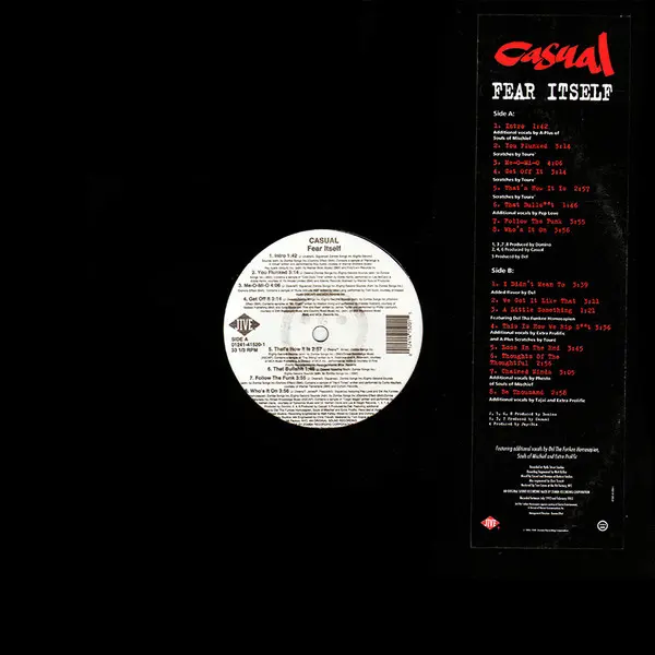 Casual - Fear Itself - All City Records