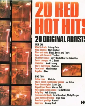 20 Red Hot Hits Vinyl LP Compilation (LP Record) - VG+/VG+ - Classical33.co.uk