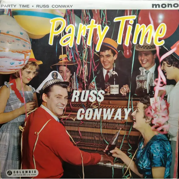 Russ Conway - Party Time Vinyl LP Album (LP Record) Mono - VG/VG+ - Classical33.co.uk