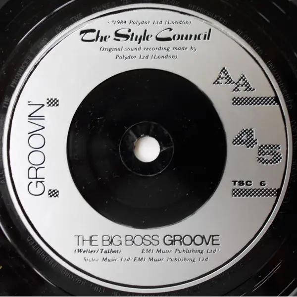 The Style Council - Groovin' 7 Inch Vinyl Single (7 Inch Record) - NM/VG+ - Classical33.co.uk