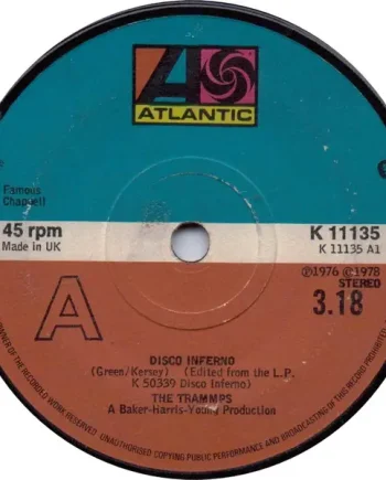The Trammps - Disco Inferno / That's Where The Happy People Go 7 Inch Vinyl Single (7 Inch Record) - VG+/Generic - Classical33.co.uk