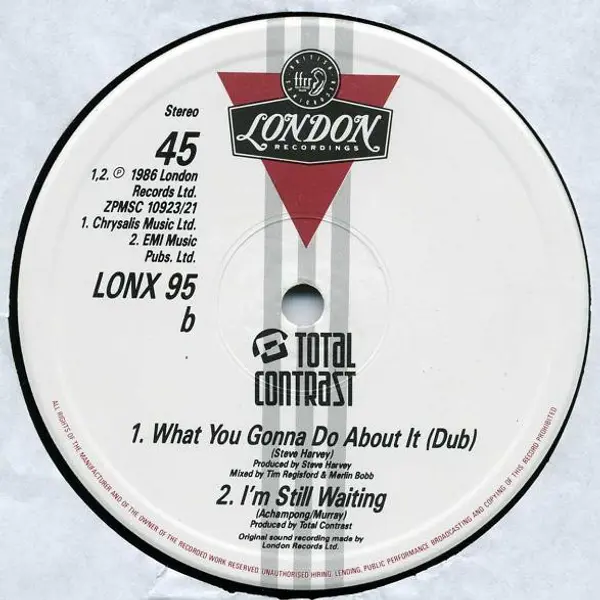 Total Contrast - What You Gonna Do About It 12 Inch Vinyl Single (12 Inch Record) - NM/VG+ - Classical33.co.uk