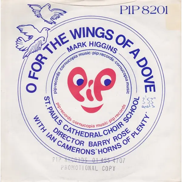 Boys From St. Pauls Cathedral Choir School With Ian Camerons 'Horns Of Plenty' - Nymphs And Shepherds 7 Inch Vinyl Single (7 Inch Record) - NM/VG+ - Classical33.co.uk