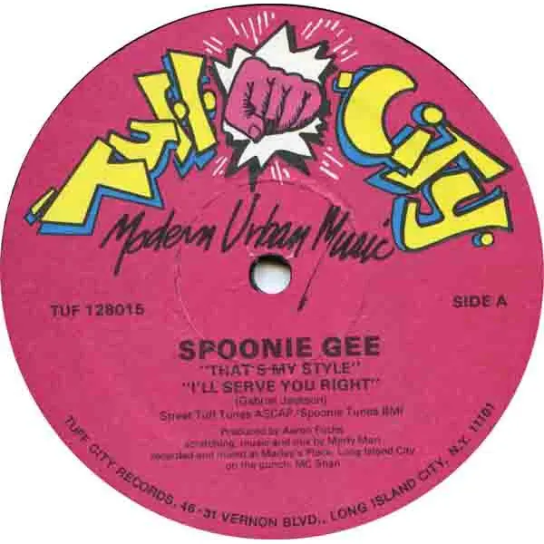 Spoonie Gee - That's My Style - All City Records