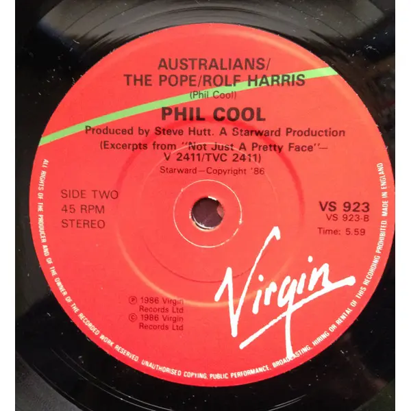 Phil Cool - Bridge Over Troubled Water 7 Inch Vinyl Single (7 Inch Record) - NM/NM - Classical33.co.uk