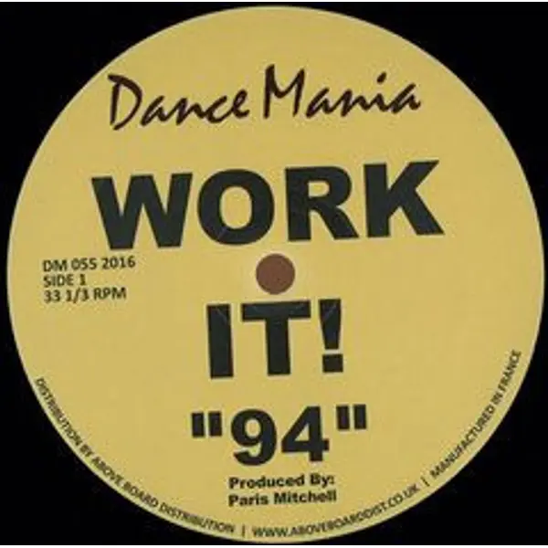 Parris Mitchell & Reggie Hall - Work It! "94" - All City Records
