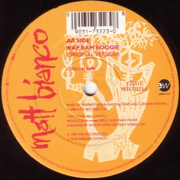 Matt Bianco - Wap Bam Boogie 12 Inch Vinyl Single (12 Inch Record) - NM/VG+ - Classical33.co.uk