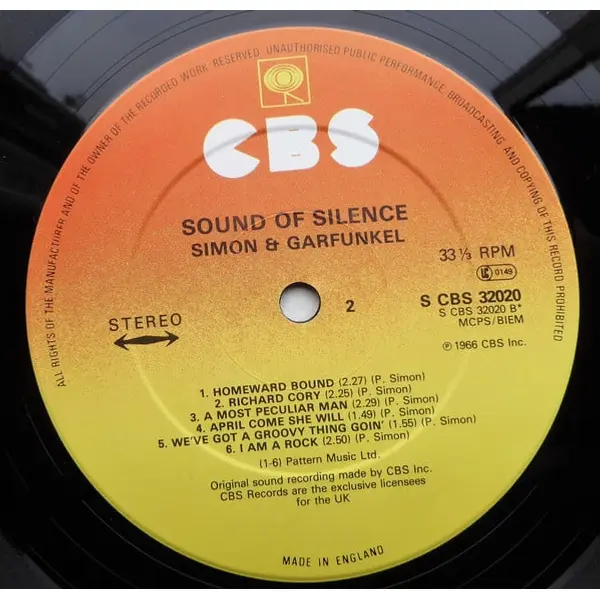 Simon and Garfunkel - Sounds Of Silence Vinyl LP (LP Record, Album) - NM/NM - Classical33.co.uk