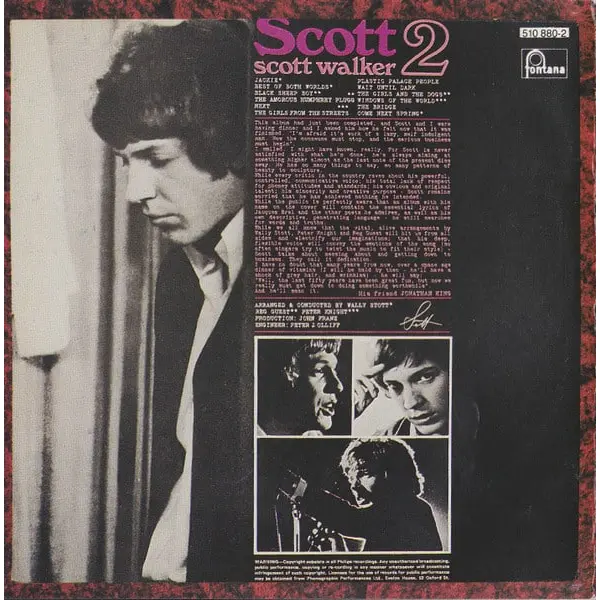 Scott Walker - Scott 2 (CD, Album) - NM/NM - Classical33.co.uk