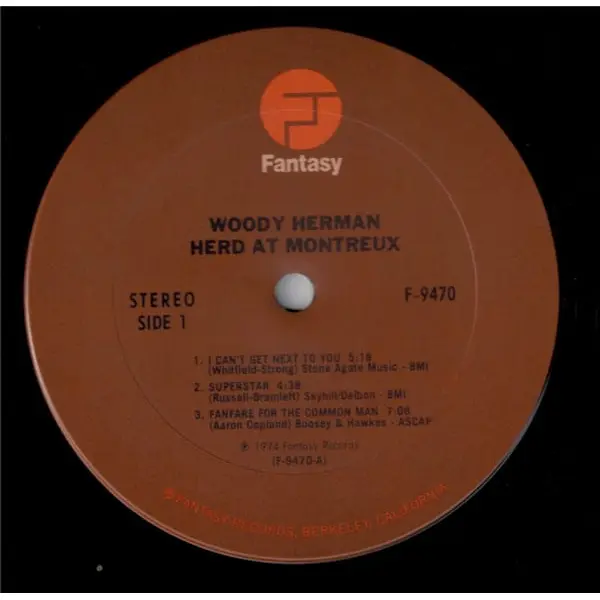 Woody Herman - Herd At Montreux Vinyl LP (LP Record, Album) - NM/VG+ - Classical33.co.uk