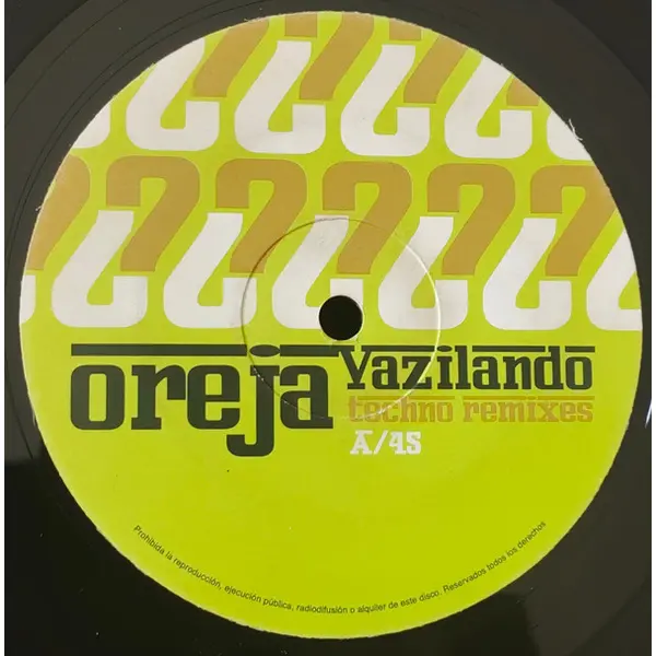 Oreja - Vazilando (Techno Remixes) - All City Records
