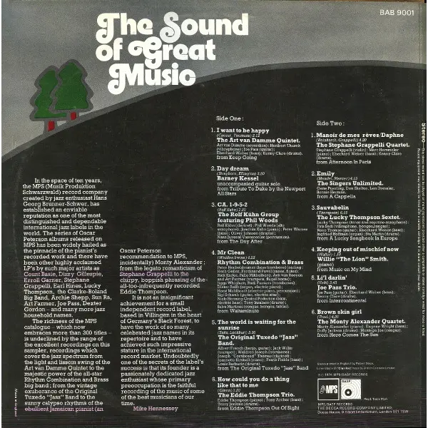 The Sound Of Great Music Vinyl LP Album (LP Record) - VG+/VG+ - Classical33.co.uk