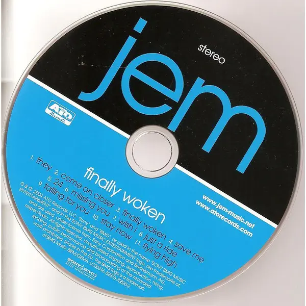 Jem - Finally Woken (CD, Album) - NM/NM - Classical33.co.uk