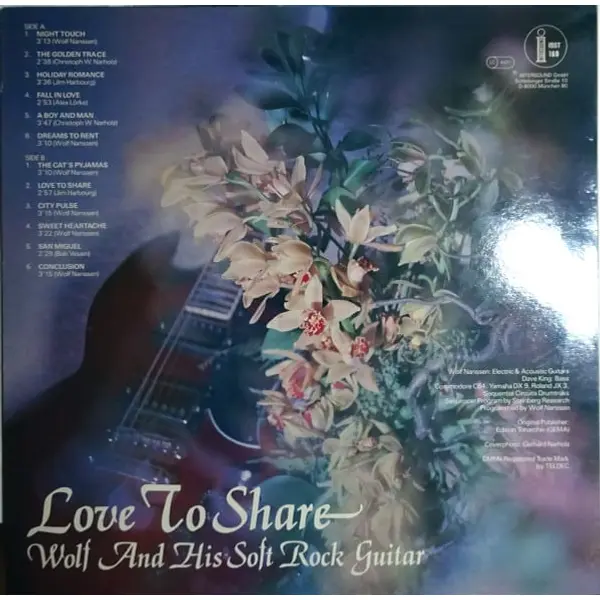 Wolf Nanssen - Wolf And His Soft Rock Guitar - Love To Share Vinyl LP (LP Record, Album) - M/VG+ - Classical33.co.uk
