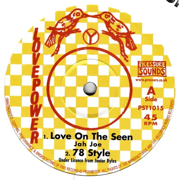 Jah Joe / Boom B - Love On The Seen / Jah Power - All City Records