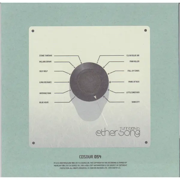 Turin Brakes - Ether Song (CD, Album) - NM/NM - Classical33.co.uk